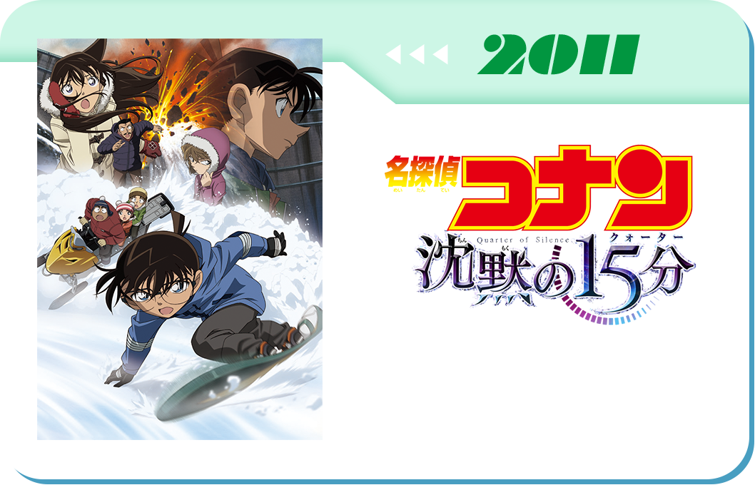 第15弾　劇場版「名探偵コナン 沈黙の15分(クォーター)」