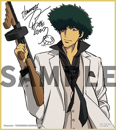 カウボーイビバップ　２５周年　記念　特典　色紙 カウボーイビバップ 25周年 記念 特典 色紙 カウボーイ