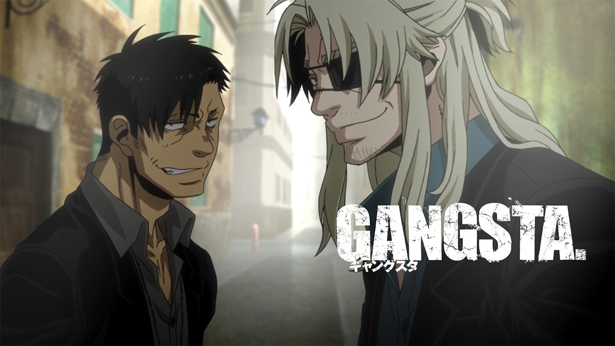 在庫ラスト】GANGSTA. ウォリック&ニコラス 原作柄 ビッグタオル