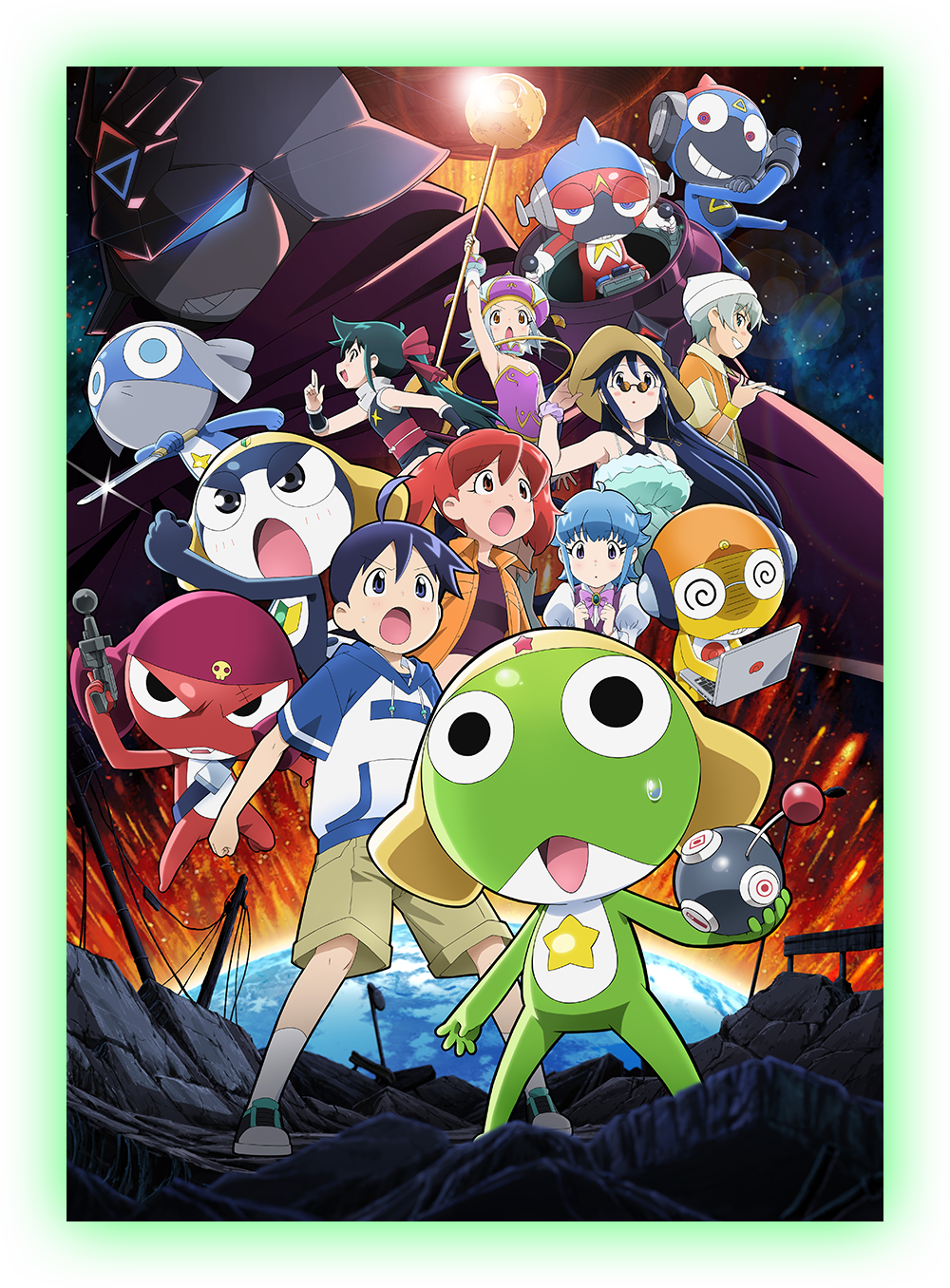 『新劇場版☆ケロロ軍曹 復活して速攻地球滅亡の危機であります！』キービジュアル