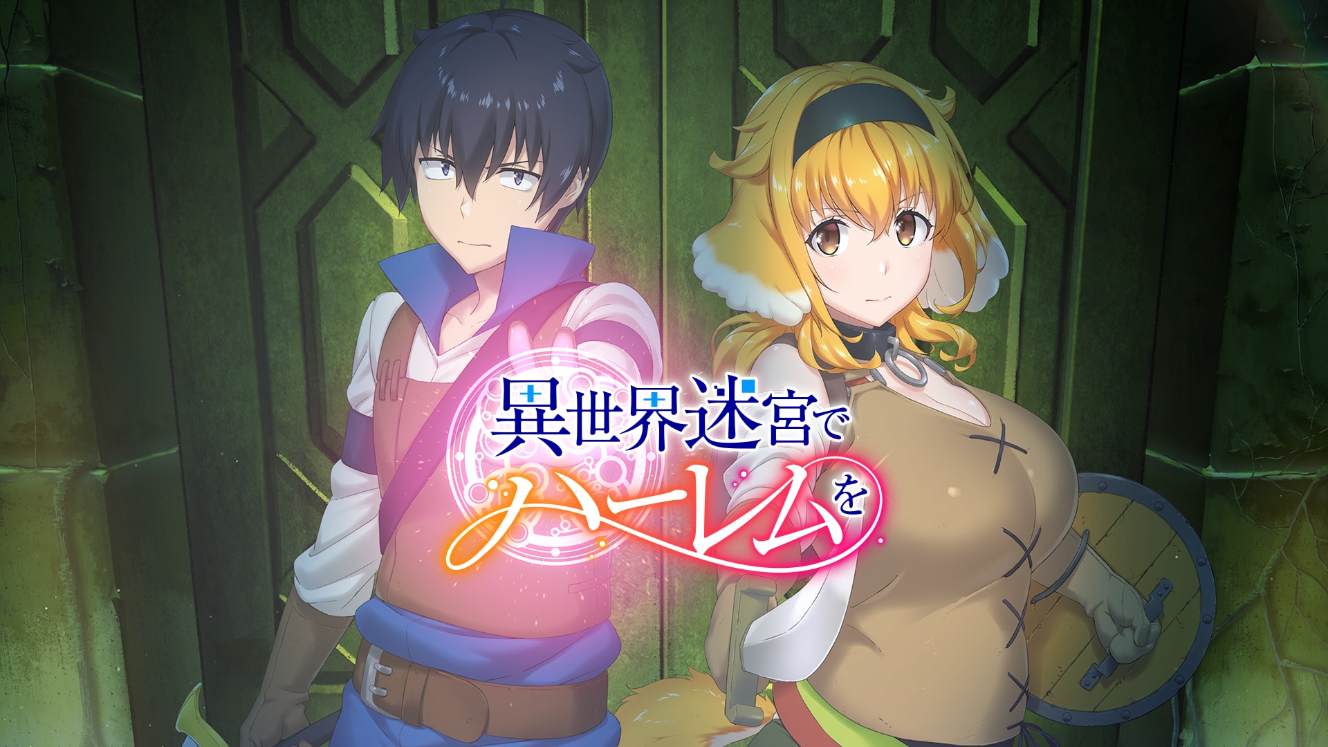 020H340G◇DVD アニメ 異世界迷宮でハーレムを DVD BOX 上巻 + 下巻 セット