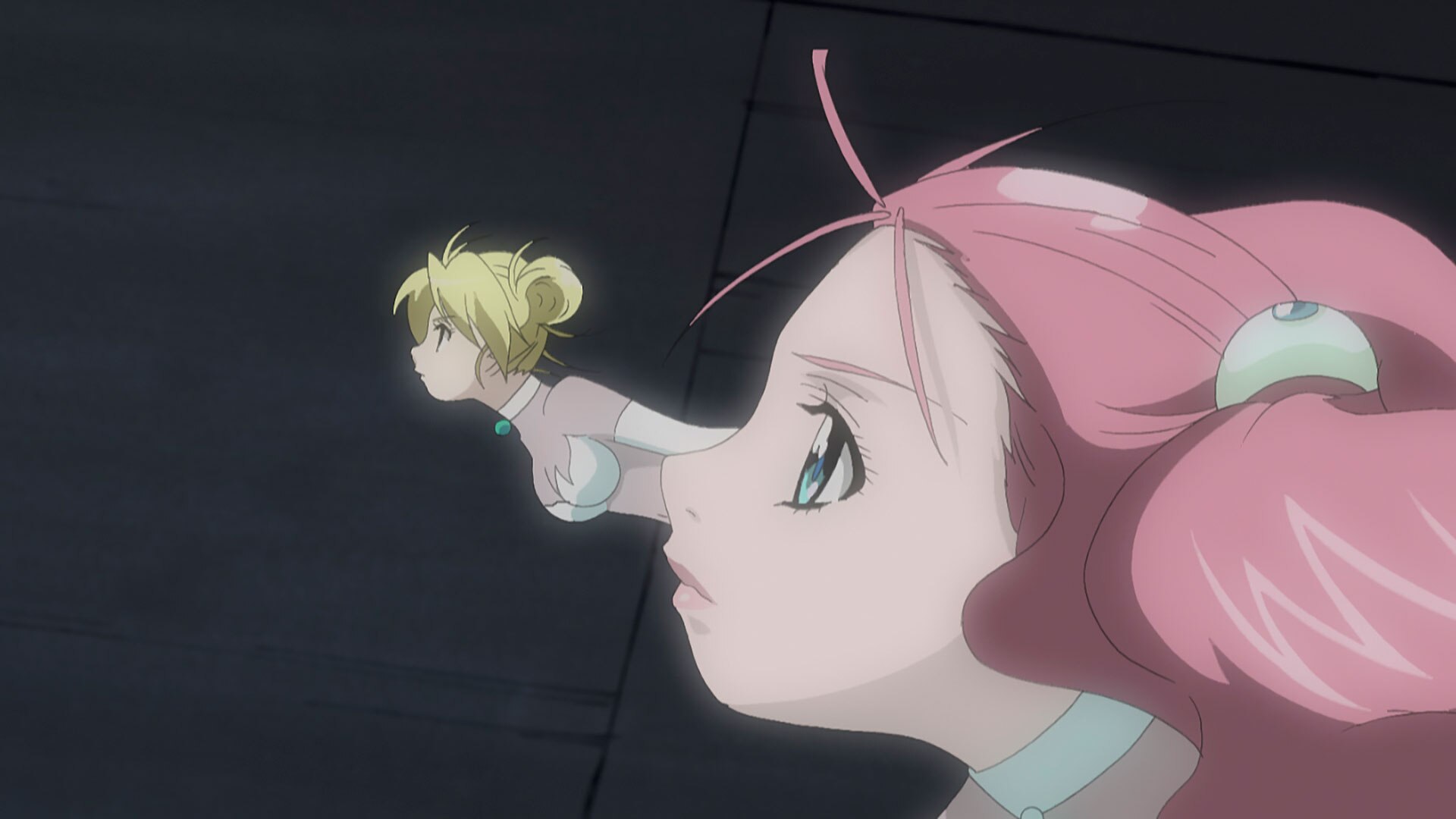 ★simoun シムーン アニメ素材Set / 02話　アーエル (大判) ☆simoun シムーン アニメ素材Set ⁄ 14話 ユンとリモネ