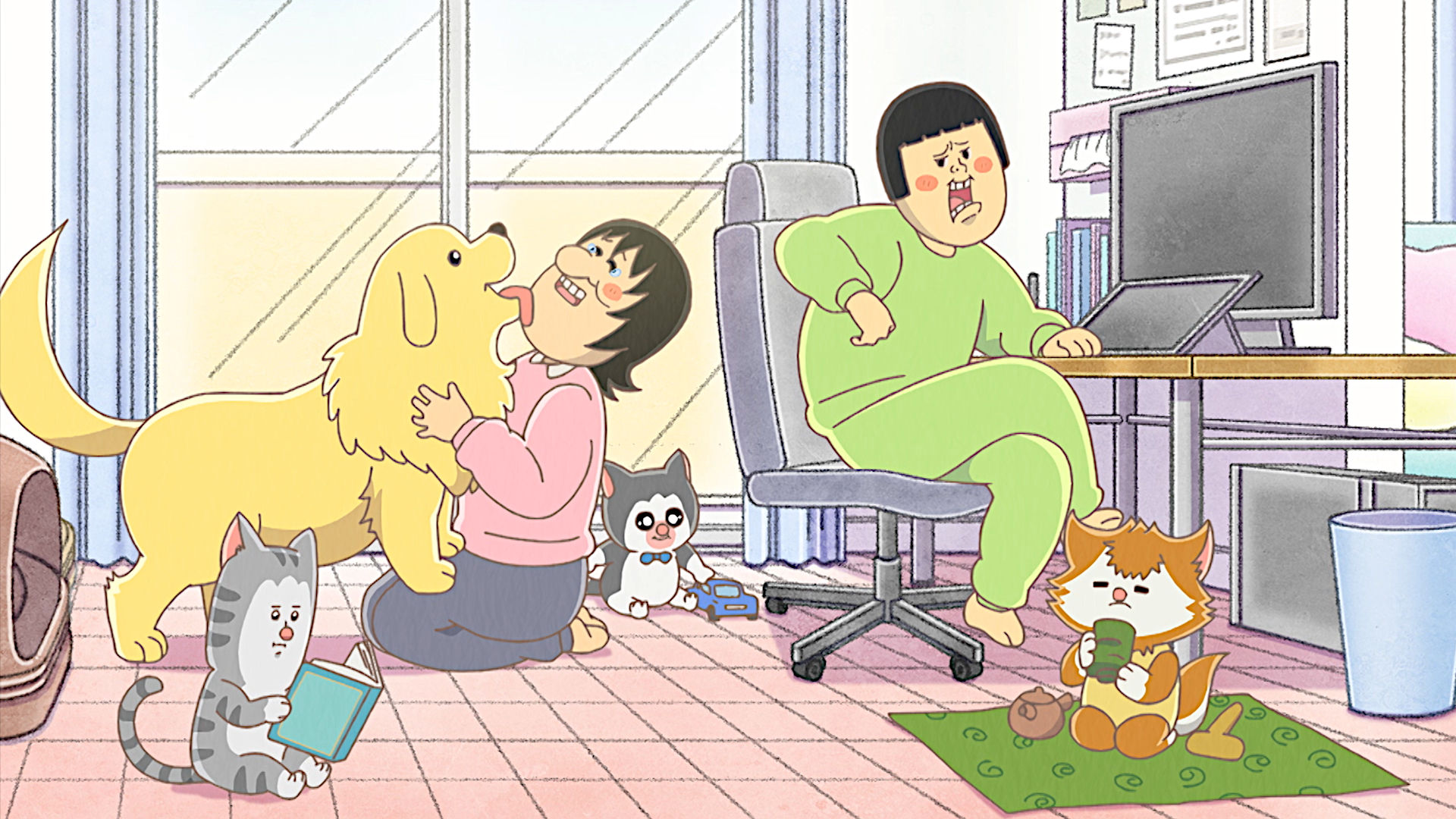 まめ吉まめ太 漫画『まめきちまめこニートの日常』がアニメ化＆キービジュ・PV