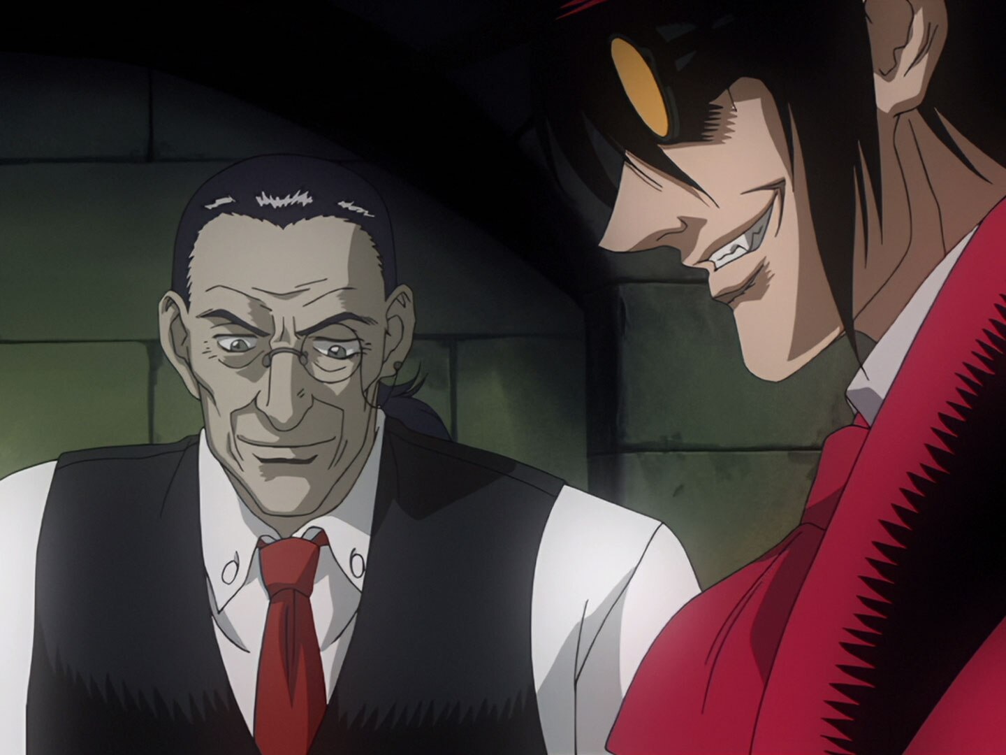 HELLSING(ヘルシング)　バッジ　当時物　アニメ HELLSING(ヘルシング) バッジ 当時物 アニメ